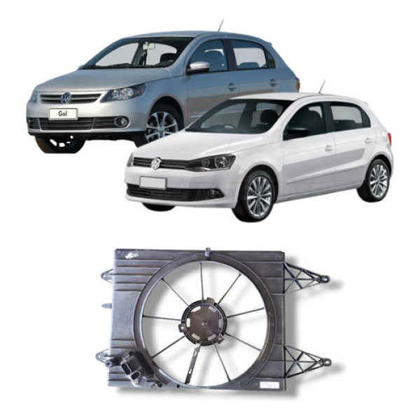 Defletor Ventoinha Vw Gol Voyage Saveiro 2008 2016 Original
