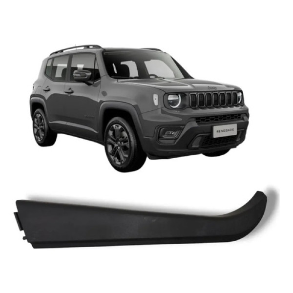 Acabamento Porta Traseira Direita Jeep Renegade 2021 2025 Preto