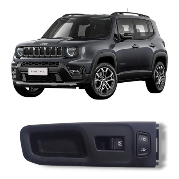 Botão Comando Vidro Dianteiro Direito Jeep Renegade 2016 24 