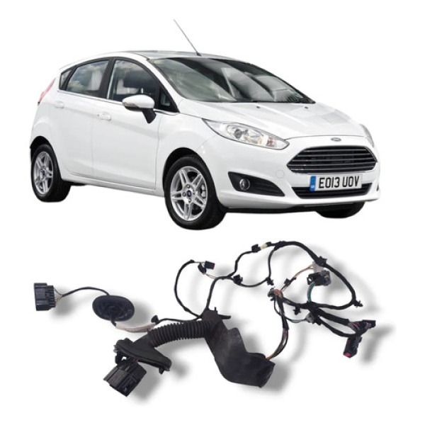 Chicote Porta Dianteira Esquerda Ford Fiesta 2014 2019 Origi