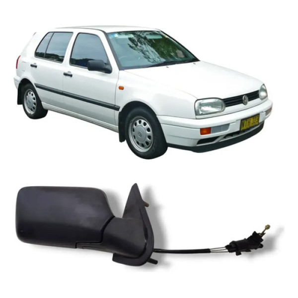 Retrovisor Direito Golf 1995 A 1998 Manual