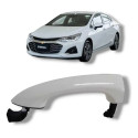 Maçaneta Porta Dianteira Direita Gm Cruze 2017 2022 Original Branco Dianteira
