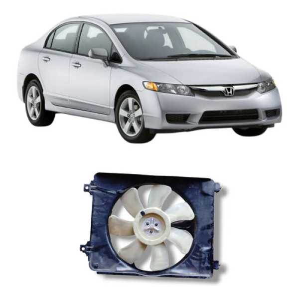 Eletroventilador Condensador Honda Civic 2007 2011 Original