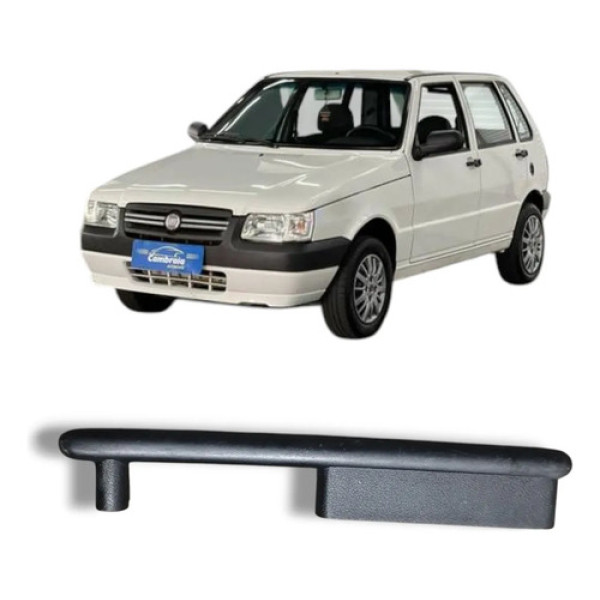 Puxador Apoio Porta Esquerda Fiat Uno 2008 2012 Preto