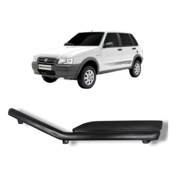 Puxador Porta Dianteira Direita Fiat Uno 2000 2013 Original Preto