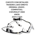 Chicote Porta Traseira Chevrolet Onix 2013 2019 Original 
