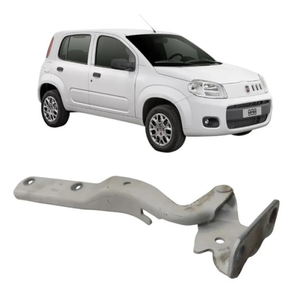 Dobradiça Capô Direito Fiat Uno 2011 2016 Original