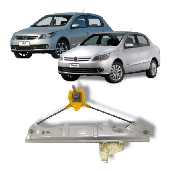 Máquina De Vidro Porta Diant Esq Gol Voyage G5 G6 G7 G8 Man