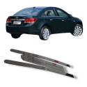 Frisos Laterais Completo Porta Chevrolet Cruze 2012 2016 Prateado