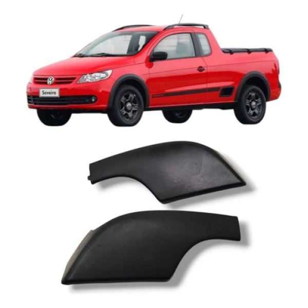 Par Acabamento Hack Teto Original Usado Vw Saveiro G5 G6 G7