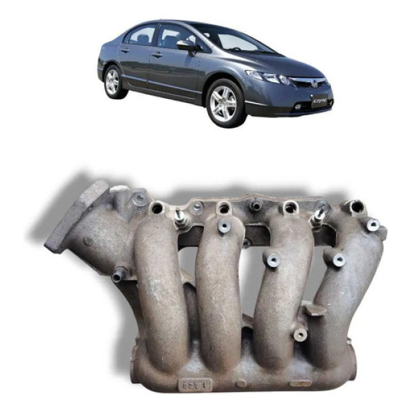 Coletor Admissão Civic Cr-v Accord 1.8 2.0 2.4 2007 2012