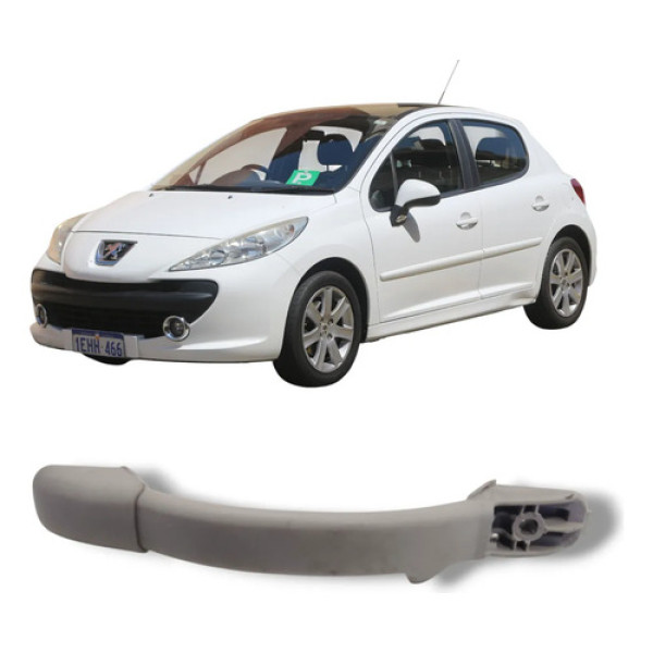 Alça Traseira Teto Peugeot 307 2007 2012 Original Cinza