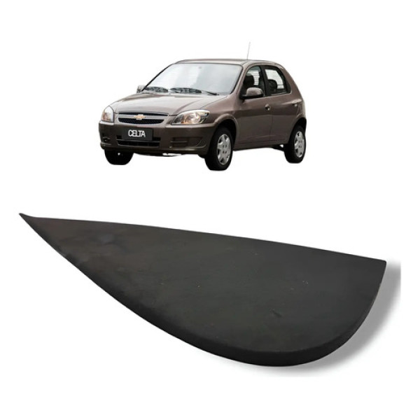 Acabamento Interno Retrovisor Direito Gm Celta  2008 A 2012 Preto