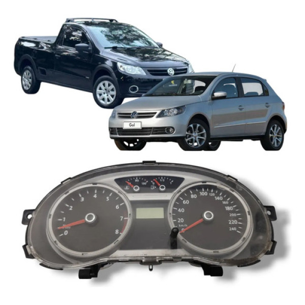 Painel Instrumentos Vw Volkswagen Gol Saveiro 1.6 2008 2012  Preto