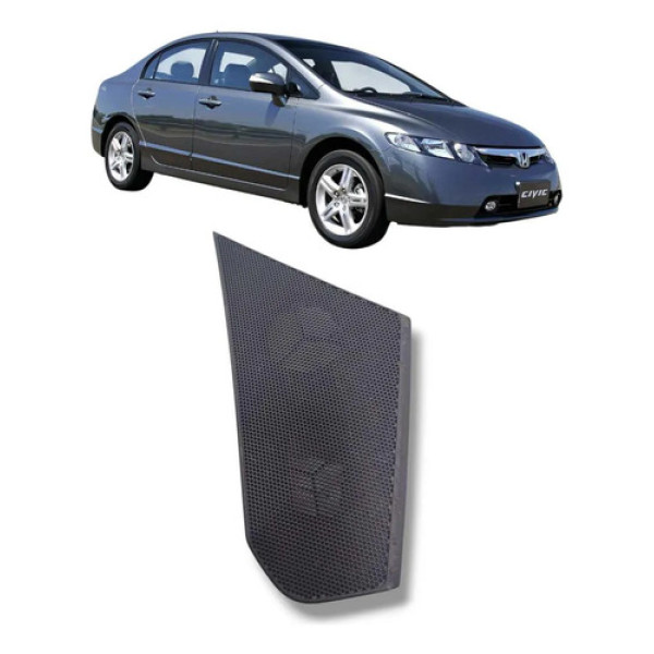 Tela Twitter Coluna Esquerda Honda Civic 2007 2011 Preto