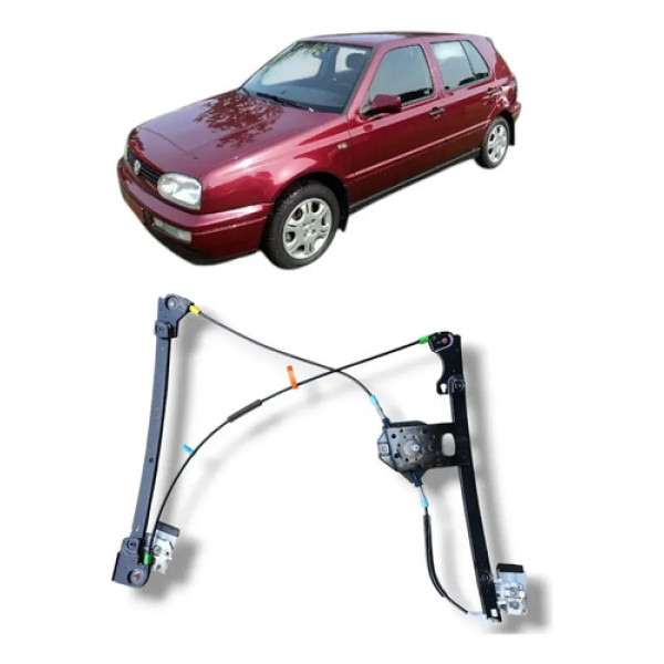 Máquina Vidro Dianteiro Direito Vw Volkswagen Golf 1994 1998