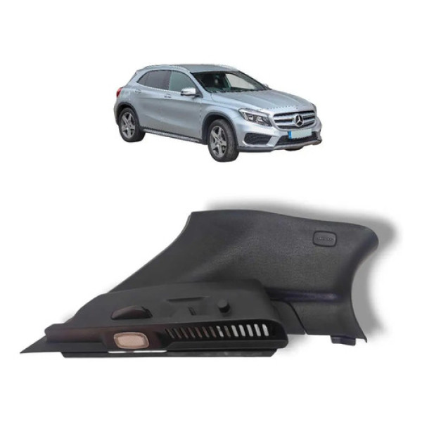 Acabamento Traseiro Esquerdo Mercedes Gla 20o 2015 A 2018 Preto