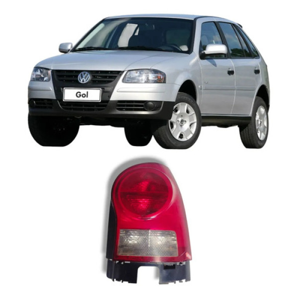 Lanterna Traseira Direita Gol 2006 2012 Original Direito/passageiro Vermelho