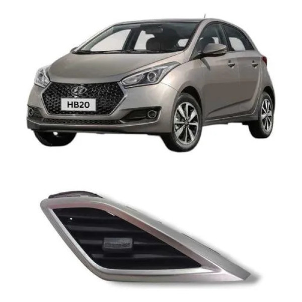 Difusor Ar Central Direito Hyundai Hb20 2013 A 2019 Original