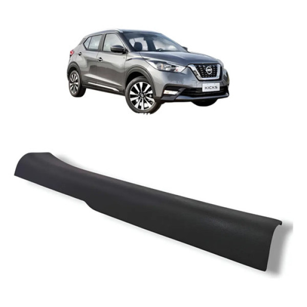 Soleira Dianteira Esquerda Nissan Kicks 2017 A 2021 Original Cinza