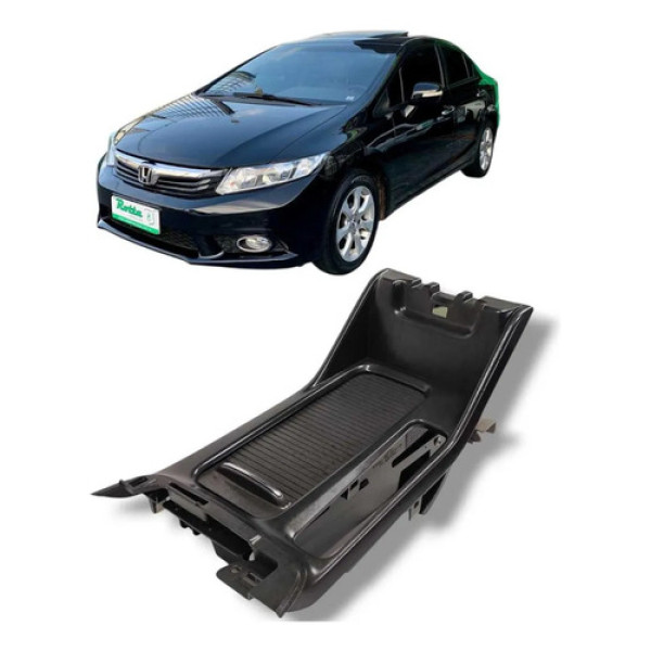 Porta Copos Objetos Honda Civic 2012 A 2016 Original Preto