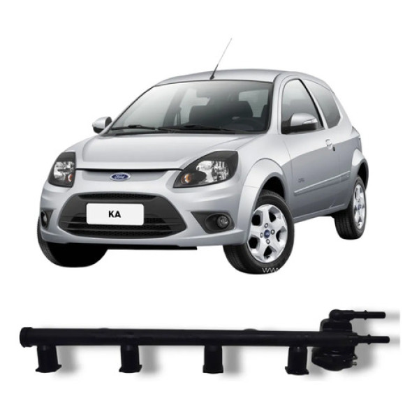 Flauta Bico Injetor Ford Ka 2007 2013 Original