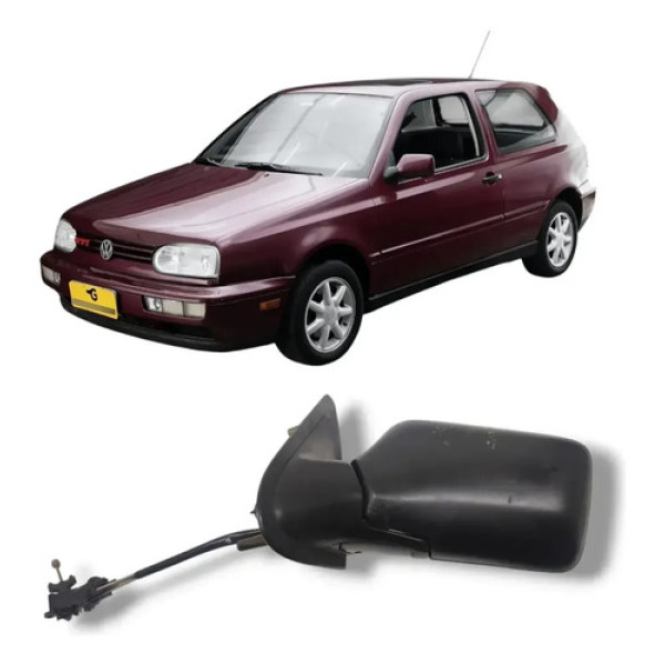 Retrovisor Esquerdo S/espelho Golf 1995 A 1998 Manual Origin