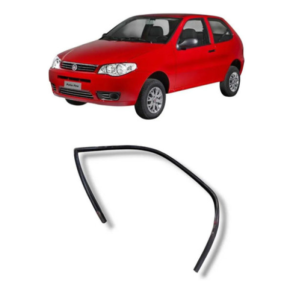 Borracha Canaleta Dianteiro Direito Fiat Palio 2012 A 2016