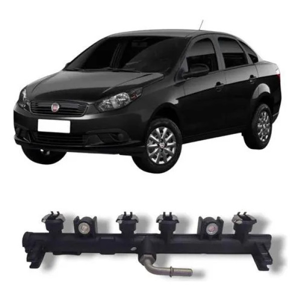Flauta Bico Injetor Fiat Grand Siena Palio 2013 A 2021