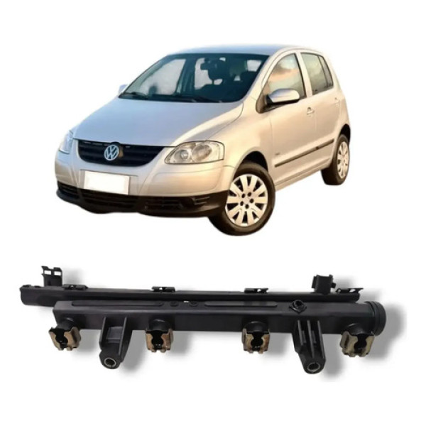 Flauta Bico Injetor Vw Volkswagen Fox 1.6 2003 2010