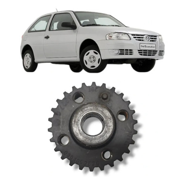 Polia Engrenagem Virabrequim Vw Volkswagen Gol 2006 2014