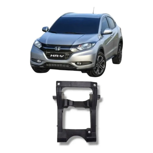 Suporte Grade Frontal Dianteira Honda Hr-v 2016 2021 Origina Preto Fosco