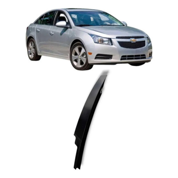 Moldura Coluna Porta Dianteira Direita Gm Cruze 2012 2016 Preto