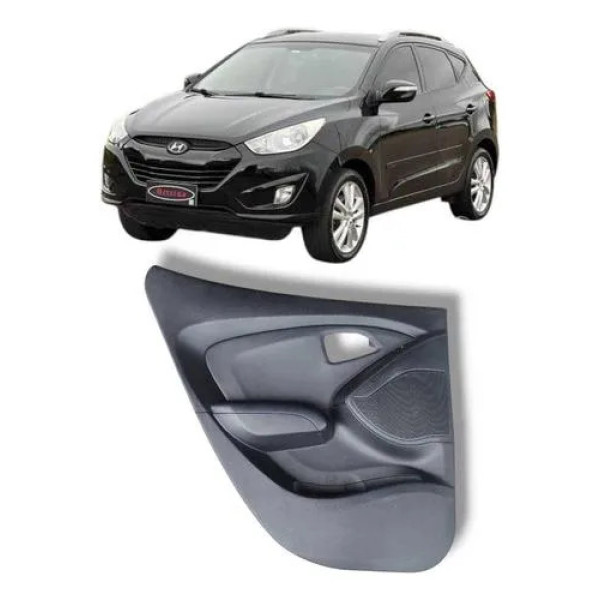 Forro Porta Traseira Esquerda Ix35 2010 A 2022 Preto