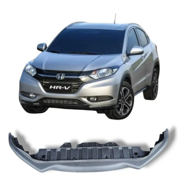 Spoiler Para-choque Dianteiro Honda Hr-v 2015 2018 Original Prata/metalizado