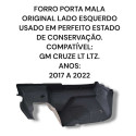  Forro Porta Mala Esquerdo Chevrolet Cruze 2017 2022 Origin 