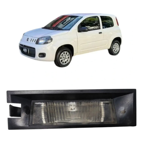 Luz Placa Fiat Uno Vivace 2011 2016 Original
