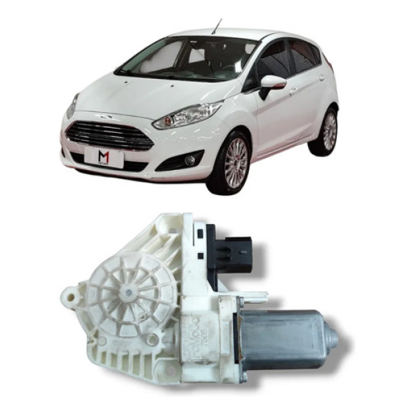 Motor Vidro Dianteiro Direito Ford Fiesta 2013 2019 Original