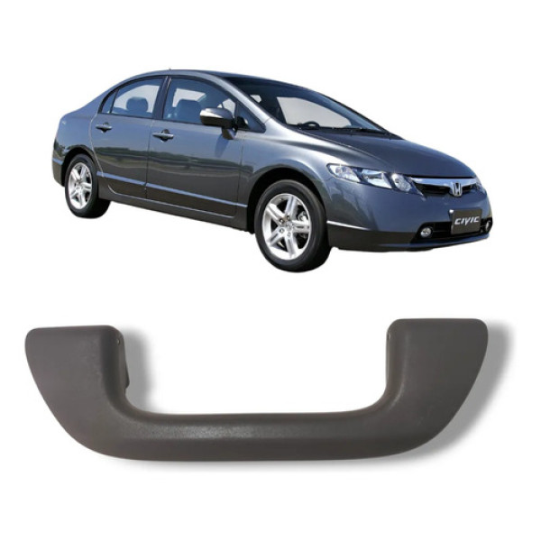 Alça Teto Pqp Honda Civic G8 2007 2011 Original Cinza-escuro