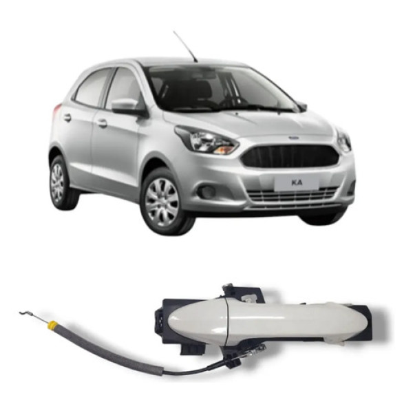 Maçaneta Ext. Diant/tras Dir Fiesta Ka 14 21 Ecosport 13 21 Branco Dianteira/traseira