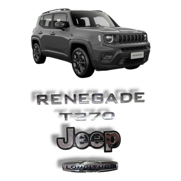 Emblemas Jeep Renegade 2023 2025 Original