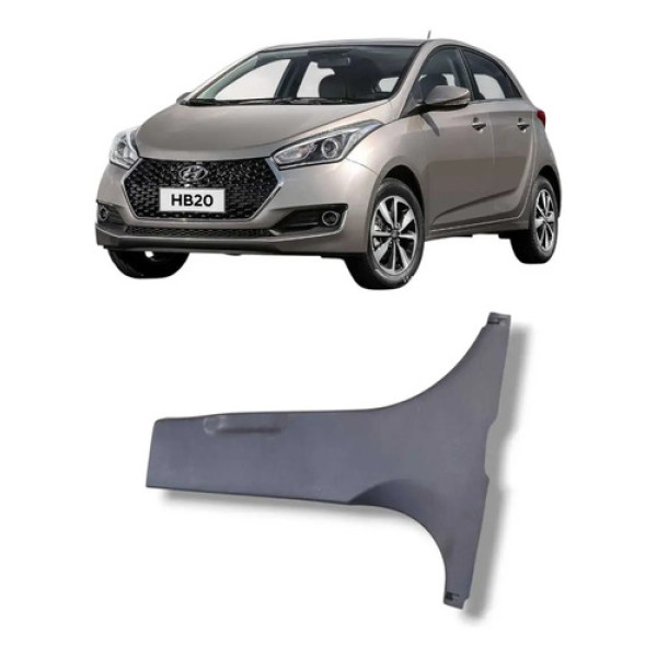 Moldura Coluna Central Esquerda Hyundai Hb20 2013 A 2019 Preto