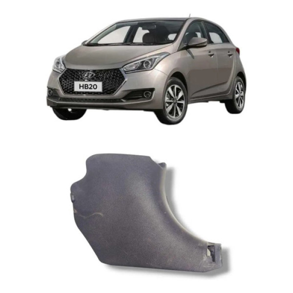 Moldura Soleira Direita Hyundai Hb20 2013 A 2019 Original Preto