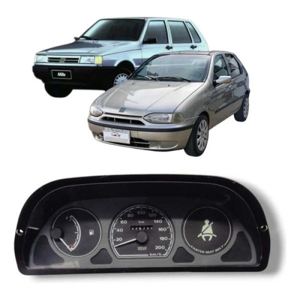 Painel Instrumentos Fiat Palio Uno 1996 A 2002 Original Preto