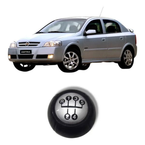 Manopla Bola Câmbio Chevrolet Astra 2002 2012 Original Preto