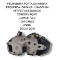 Fechadura Elétrica Dianteira Esquerda Gm Cruze 2012 2016