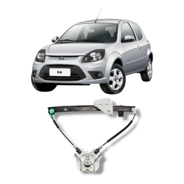 Máquina De Vidro Porta Esquerda Ka 2008 A 2013 Manual