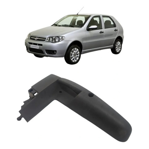 Puxador Porta Dianteira Esquerda Fiat Palio Siena 2004 2011 Preto