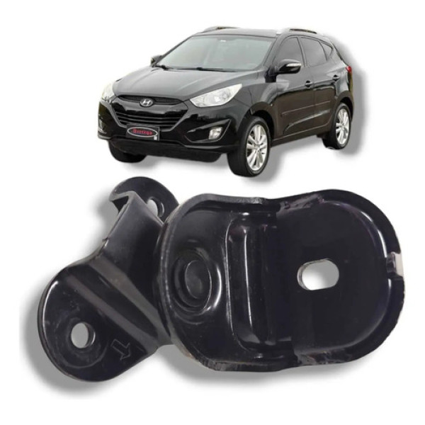 Dobradiça Banco Traseiro Hyundai Ix35 Lado Esquerdo Original Preto