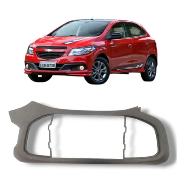 Acabamento Painel Gm Chevrolet Onix 2013 2019 Preto